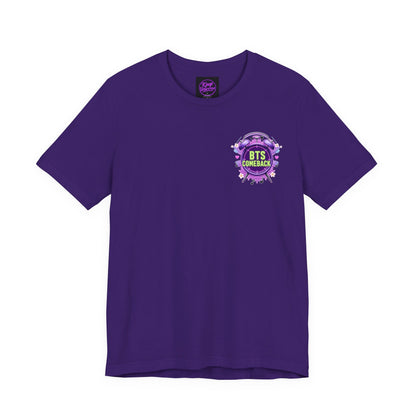 BTS Comeback T-Shirt — K-Pop Fan Tee (Purple Alarm Design)