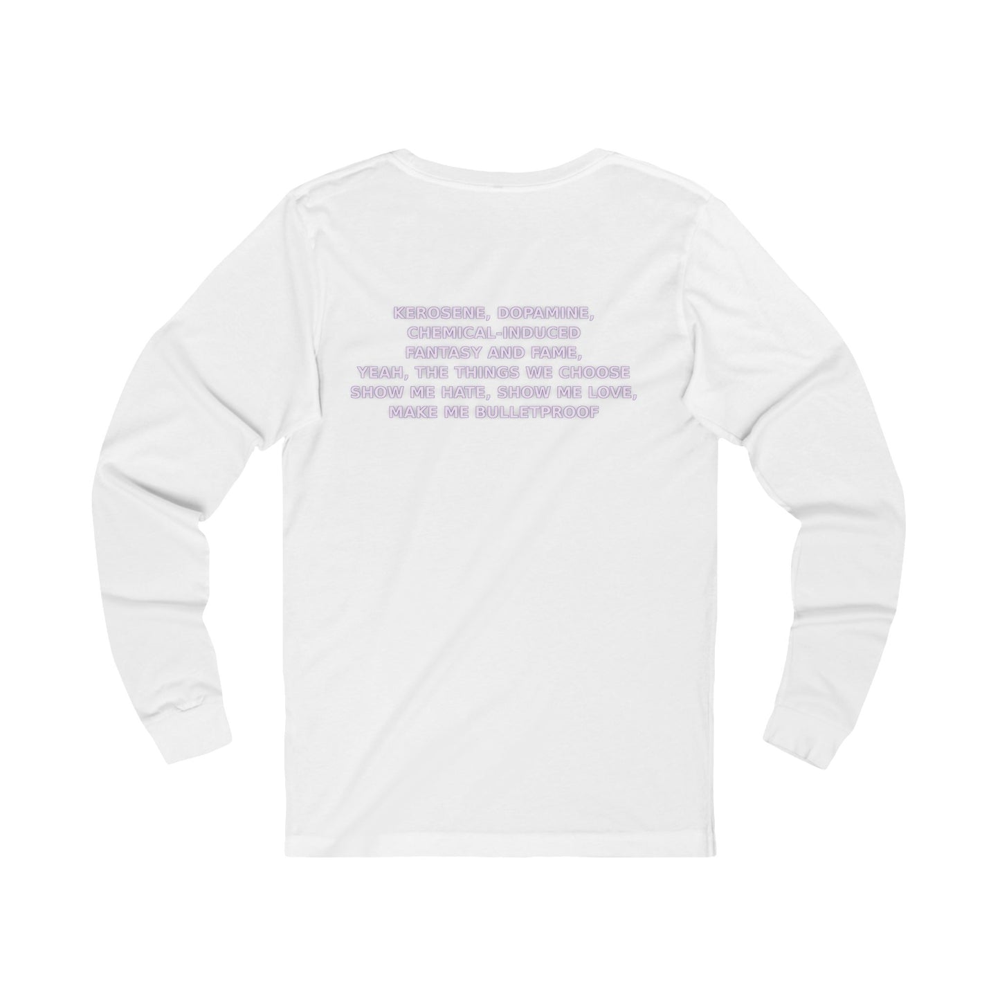 Long Sleeve Cotton dopamin Tee – BTS Inspired/Normal