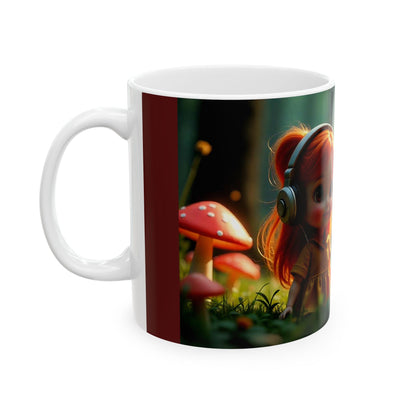 Playful Friendship Ceramic Mug | Cute Character Design