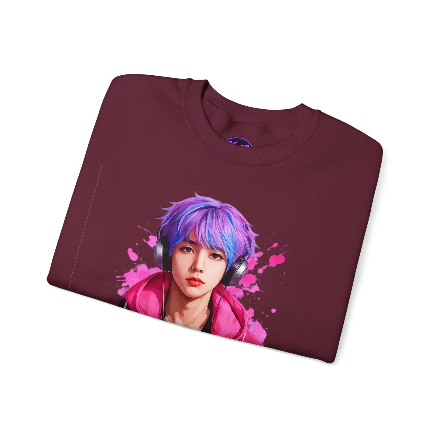 Welcome To My World Crewneck Sweatshirt — Artistic Portrait Graphic