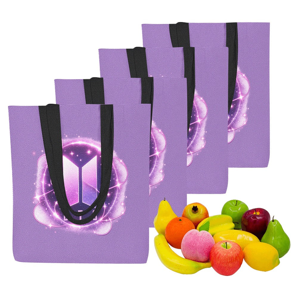 PROMO‼️Canvas Tote Bag  (Set of 4)for your ARMY friends