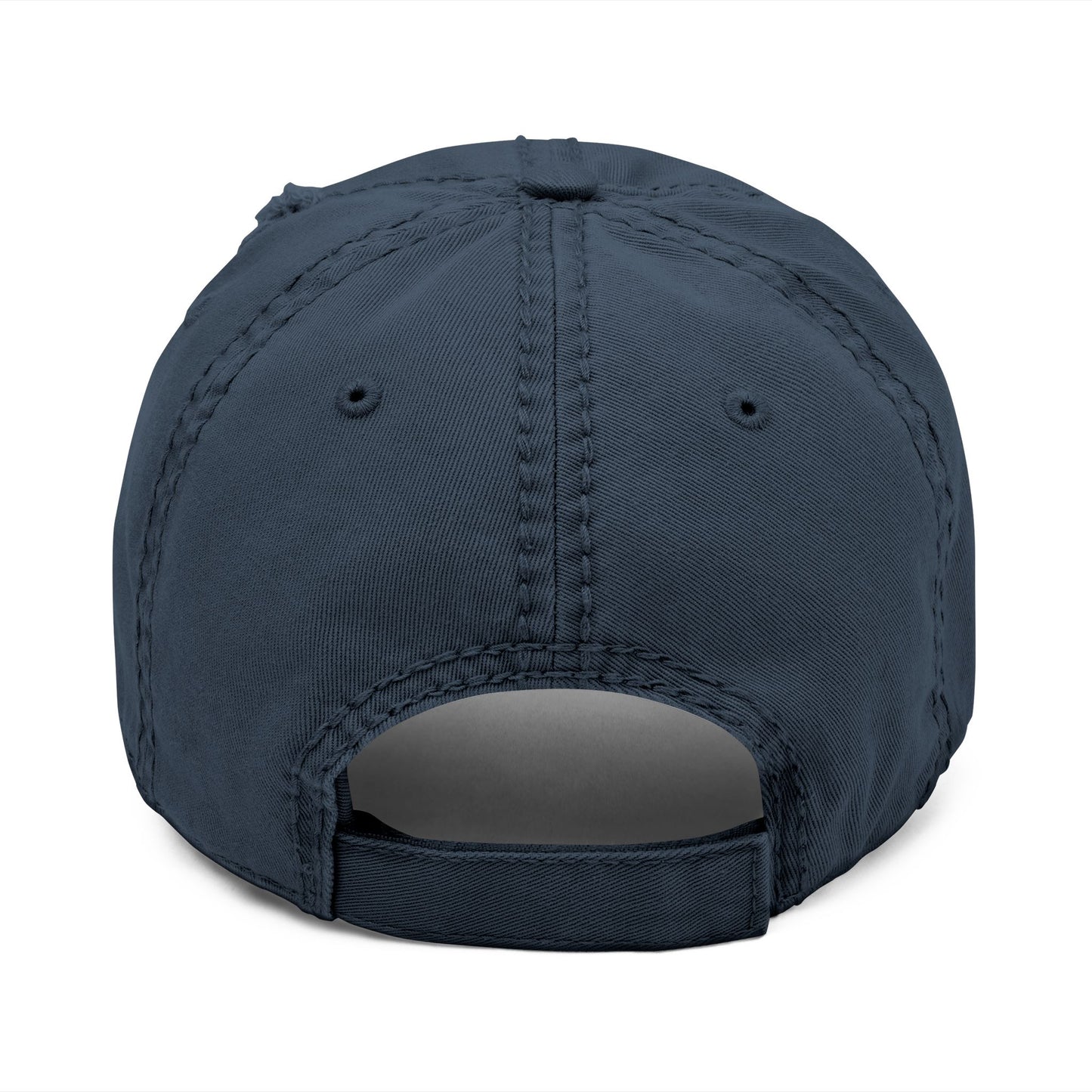 Keep Swimming Distressed Dad Hat — Embroidered Vintage Baseball Cap