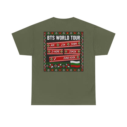BTS World Tour Bulgaria T‑Shirt — 'ARMYrang BULGARIA' Fan Tee