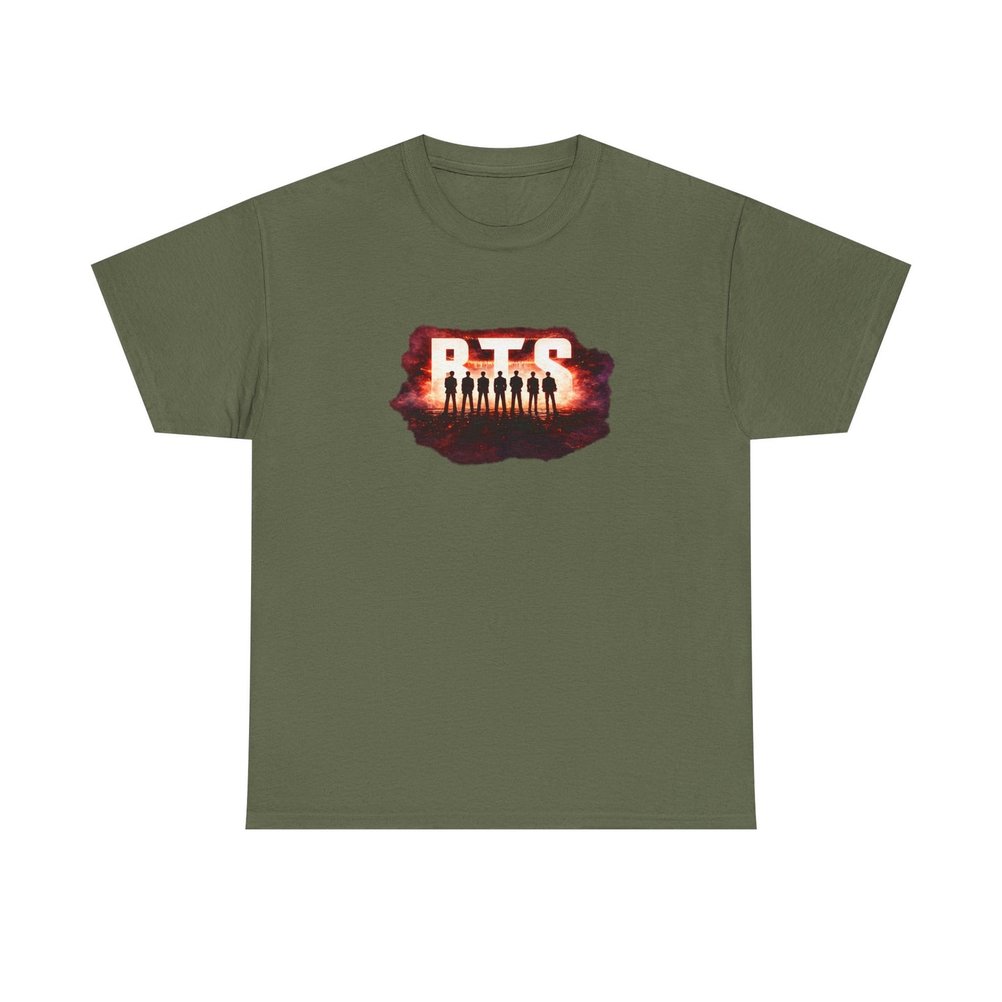 BTS Silhouette Band Tee — Fan Concert Graphic T-Shirt