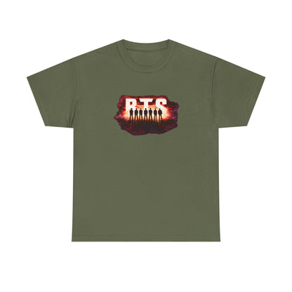 BTS Silhouette Band Tee — Fan Concert Graphic T-Shirt