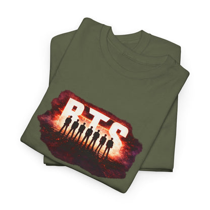 BTS Silhouette Band Tee — Fan Concert Graphic T-Shirt