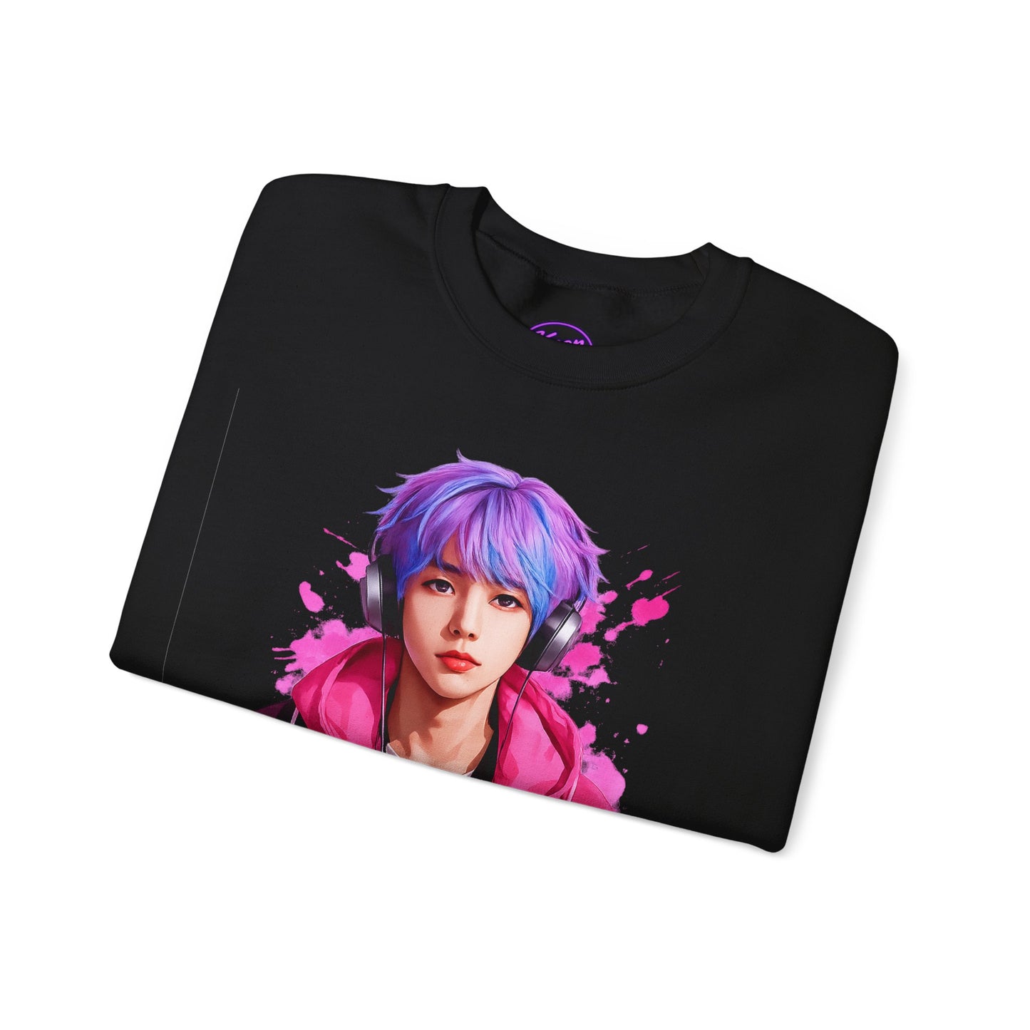 Welcome To My World Crewneck Sweatshirt — Artistic Portrait Graphic