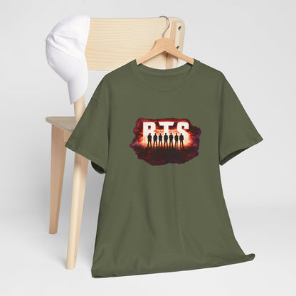 BTS Silhouette Band Tee — Fan Concert Graphic T-Shirt