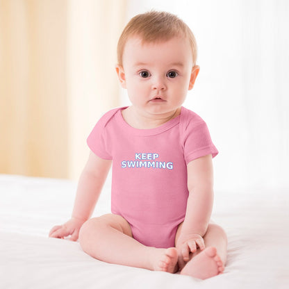 Keep swimming BTS Short -Sleeve Baby's Bodysuit