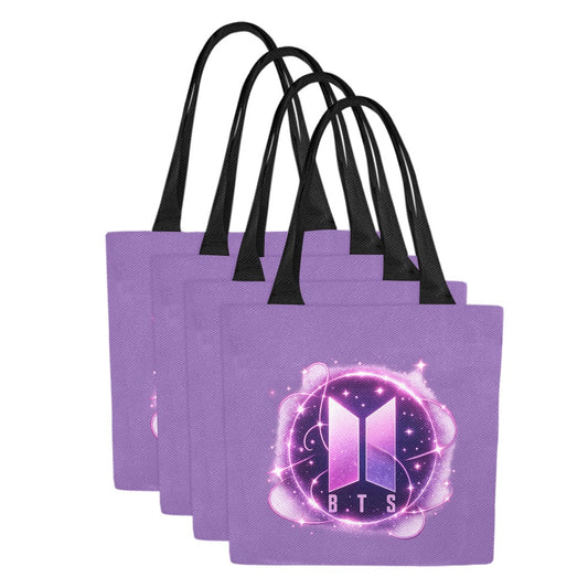 PROMO‼️Canvas Tote Bag  (Set of 4)for your ARMY friends