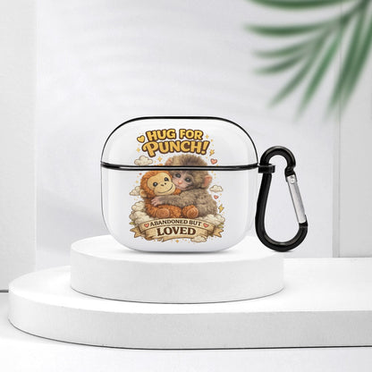 "Hug for Punch – Abandoned but Loved" AirPods Case