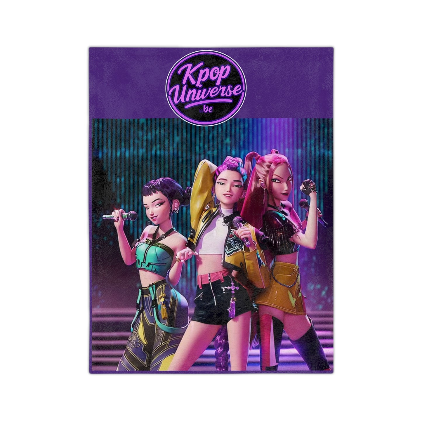 K-Pop Universe Velveteen Microfiber Blanket, Cozy Throw for Fans, Soft Plush Blanket, Perfect Gift for Music Lovers, Ideal for [...]