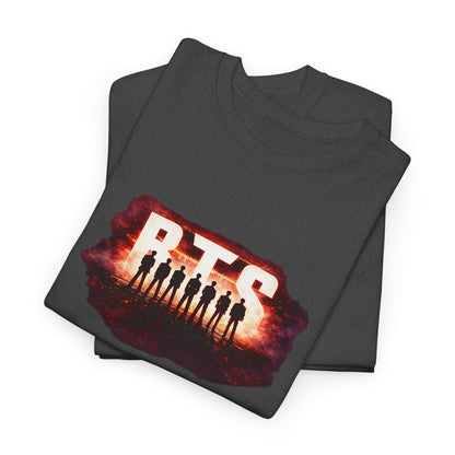 BTS Silhouette Band Tee — Fan Concert Graphic T-Shirt
