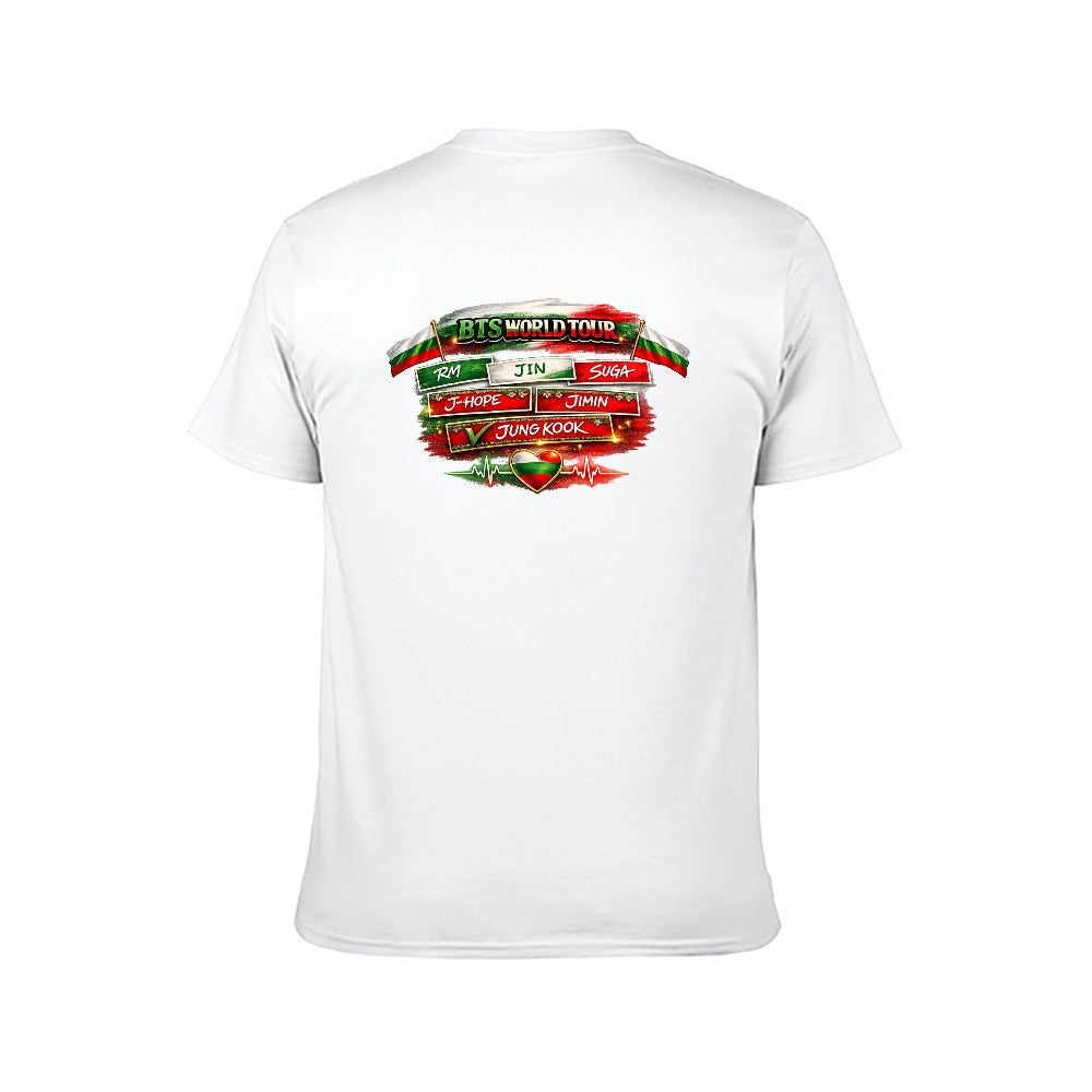 New cotton Unisex  Sleeve T-shirt Bulgarian ARMY🇧🇬