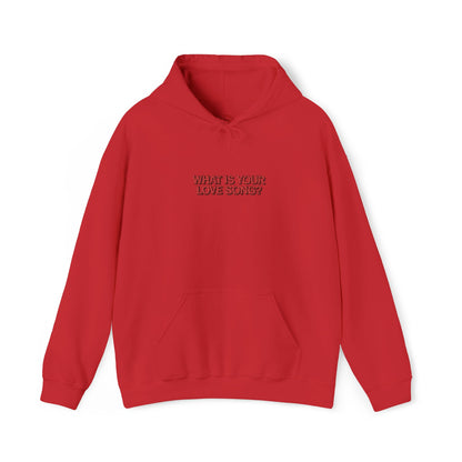 Embroidery 'What Is Your Love Song?' Hoodie