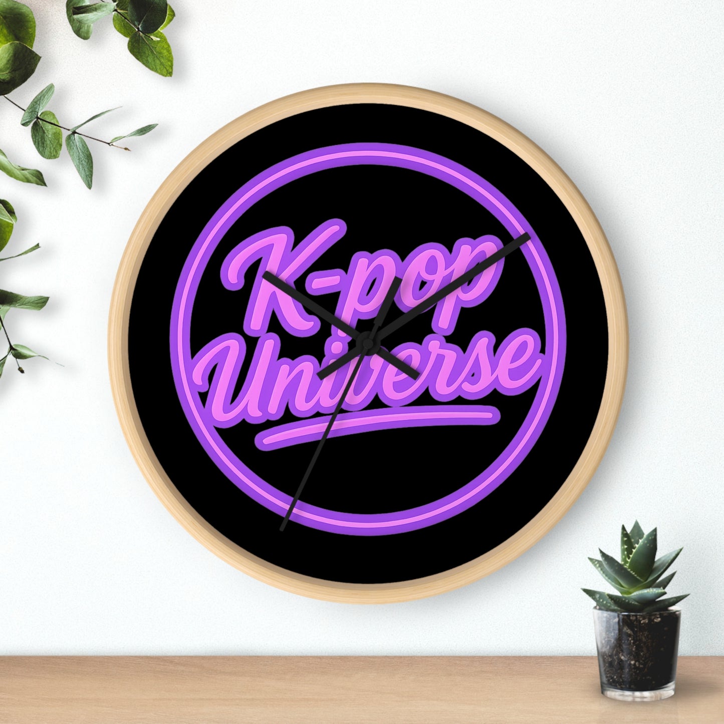 K-Pop Universe Wall Clock | Perfect Gift for Fans, Home Decor, Music Lovers, Stylish Timepiece, Unique Birthday Present