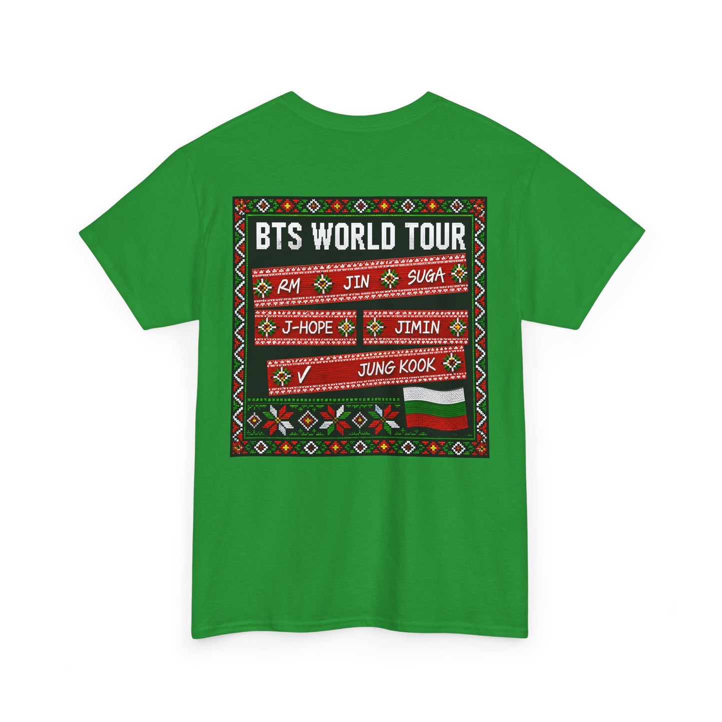 BTS World Tour Bulgaria T‑Shirt — 'ARMYrang BULGARIA' Fan Tee