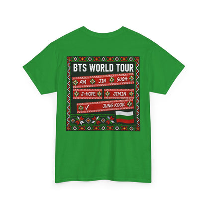 BTS World Tour Bulgaria T‑Shirt — 'ARMYrang BULGARIA' Fan Tee