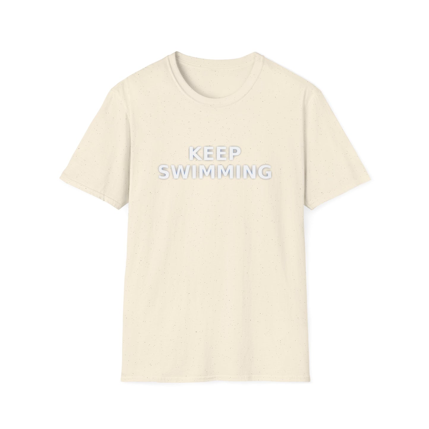 -Keep swimming- Unisex Softstyle T-Shirt