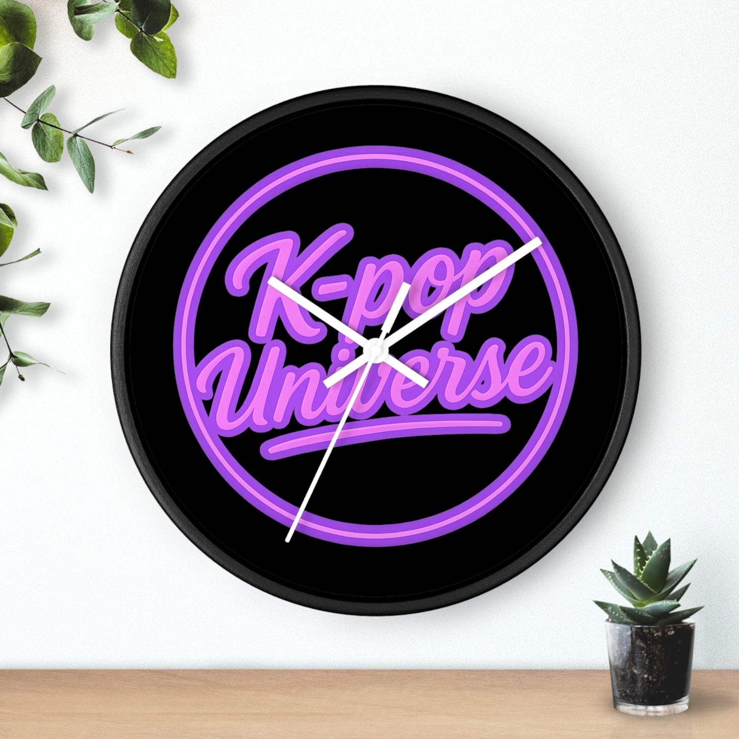K-Pop Universe Wall Clock | Perfect Gift for Fans, Home Decor, Music Lovers, Stylish Timepiece, Unique Birthday Present