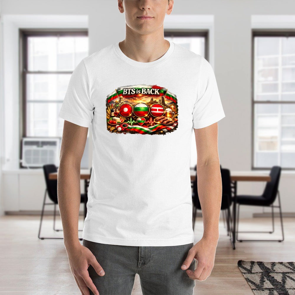 New cotton Unisex  Sleeve T-shirt Bulgarian ARMY🇧🇬
