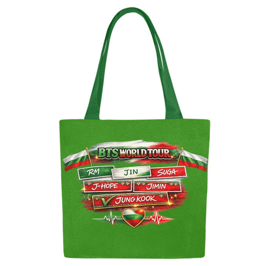 BTS IS BACK Bulgarian edition model 🇧🇬Friendly Set of 4 Tote Bags