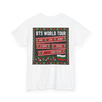 BTS World Tour Bulgaria T‑Shirt — 'ARMYrang BULGARIA' Fan Tee