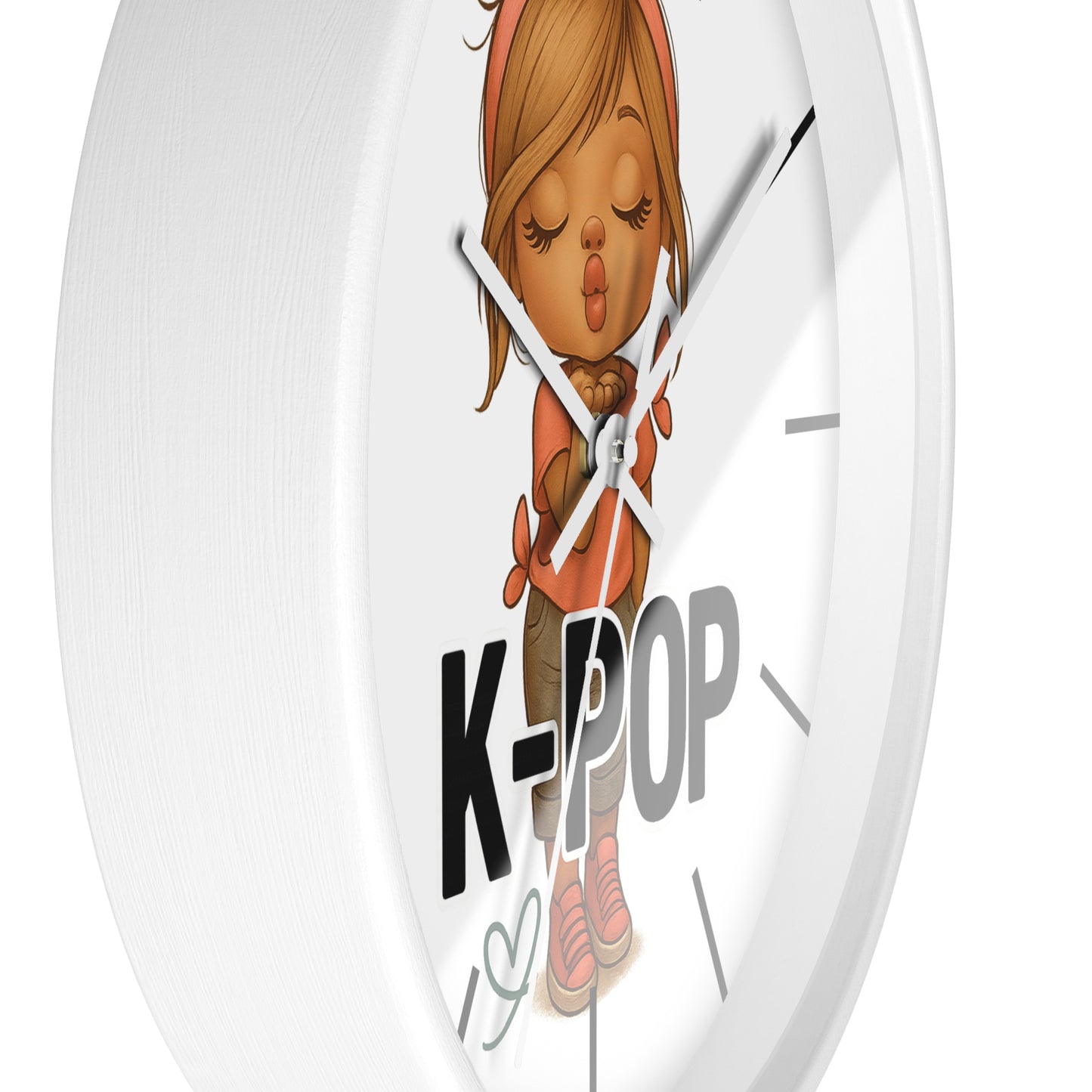 K-Pop Themed Wall Clock, Cute K-Pop Decor, Fan Gift, Music Lover Gift, Unique Home Decor, Trendy Wall Art