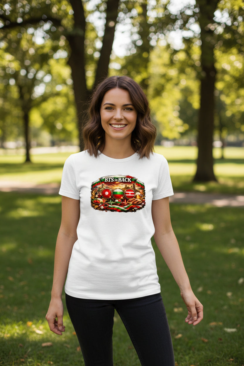 New cotton Unisex  Sleeve T-shirt Bulgarian ARMY🇧🇬