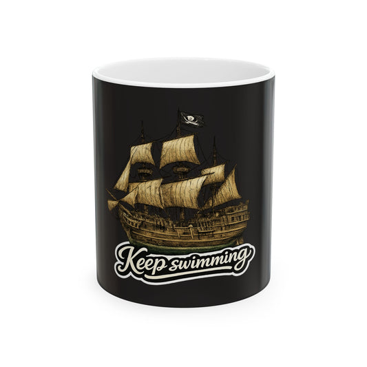 Keep sweeming  Perfect Gift for Birthdays, Thank You, or Just Because, 11oz & 15oz