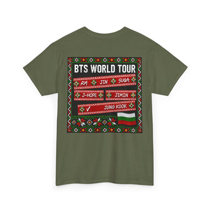 BTS World Tour Bulgaria T‑Shirt — 'ARMYrang BULGARIA' Fan Tee