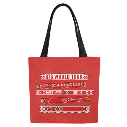 BTS IS BACK Bulgarian version model 2 🇧🇬Friendly Set of 4 Tote Bags