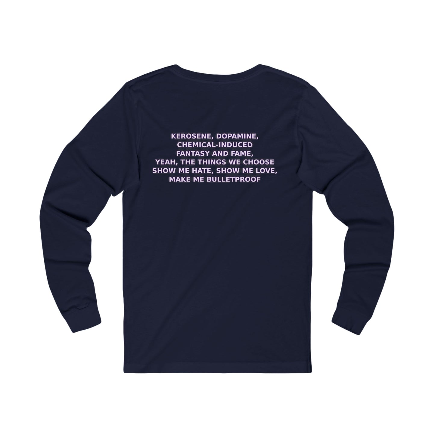 Long Sleeve Cotton dopamin Tee – BTS Inspired/Normal