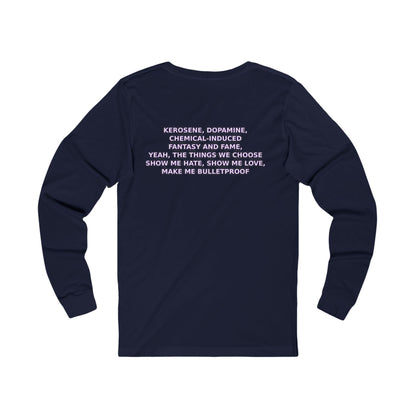 Long Sleeve Cotton dopamin Tee – BTS Inspired/Normal