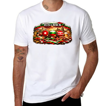 New cotton Unisex  Sleeve T-shirt Bulgarian ARMY🇧🇬