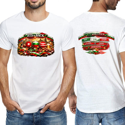 New cotton Unisex  Sleeve T-shirt Bulgarian ARMY🇧🇬