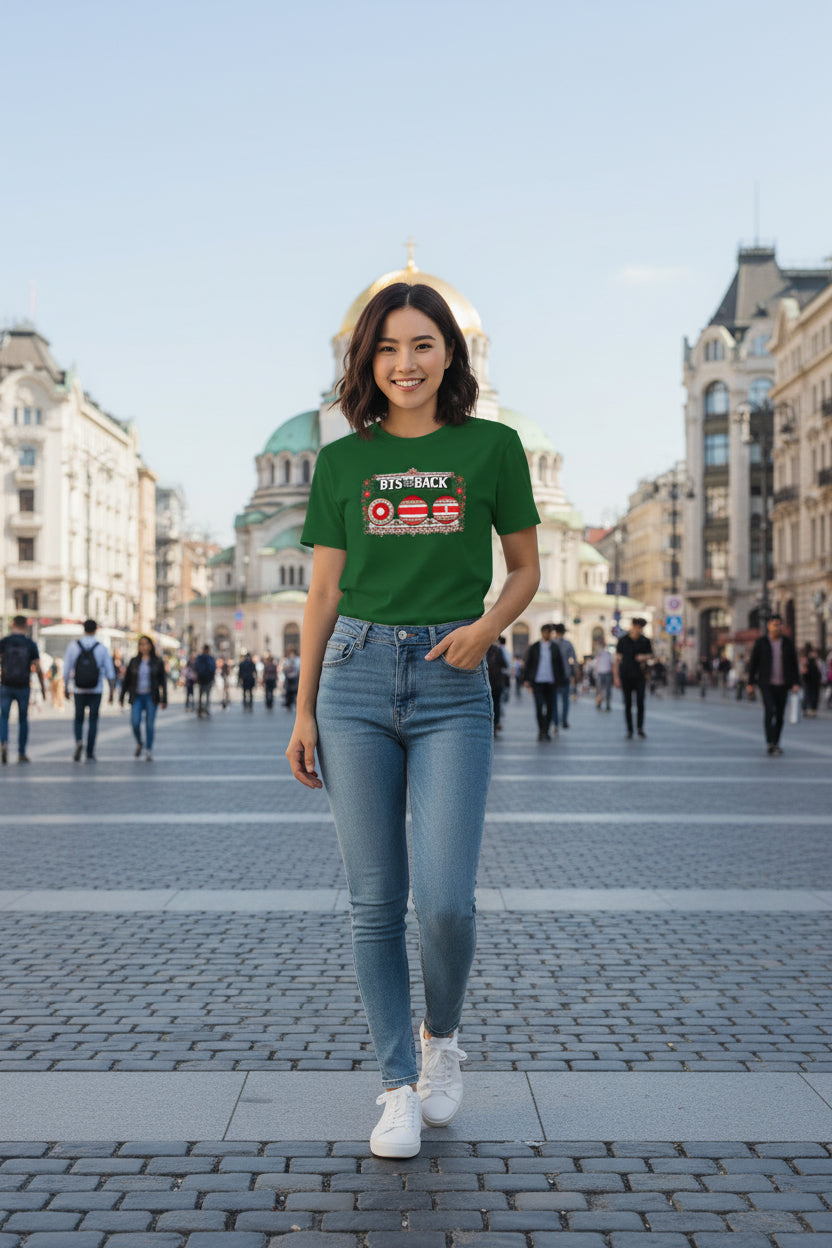 New cotton Unisex  Sleeve T-shirt Bulgarian ARMY🇧🇬