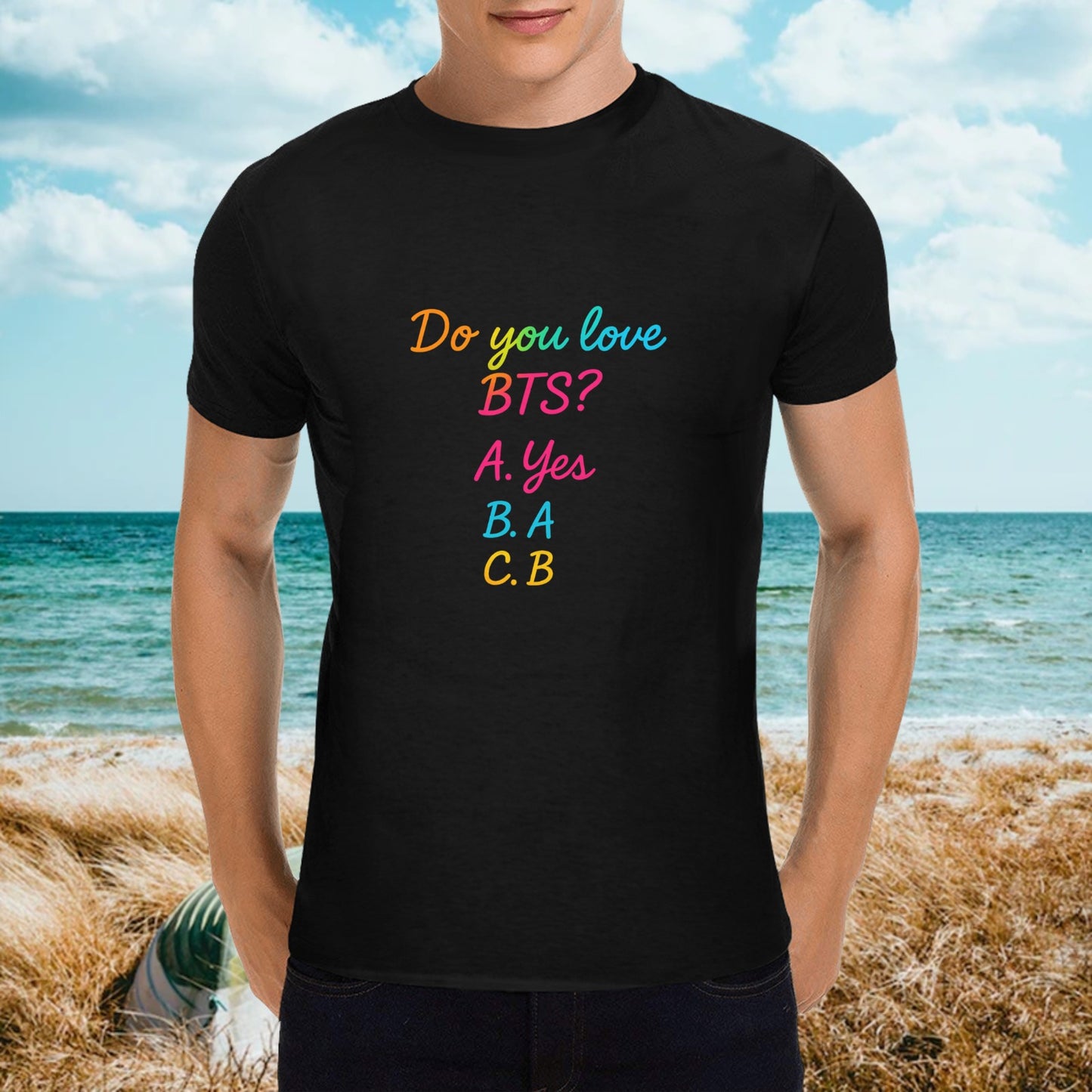 PROMO‼️Men - Heavy Cotton T-Shirt - Front Print （Made in USA，Ships to USA Only）