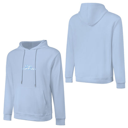 Keep swimming New Pure cotton hooded sweater