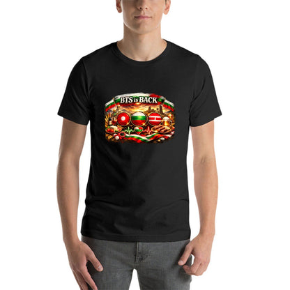 New cotton Unisex  Sleeve T-shirt Bulgarian ARMY🇧🇬