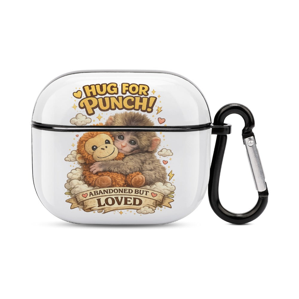 "Hug for Punch – Abandoned but Loved" AirPods Case