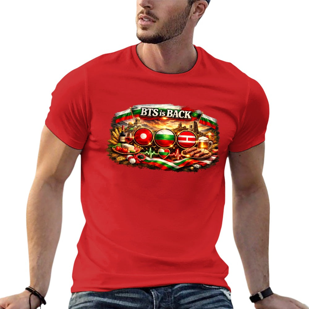 New cotton Unisex  Sleeve T-shirt Bulgarian ARMY🇧🇬