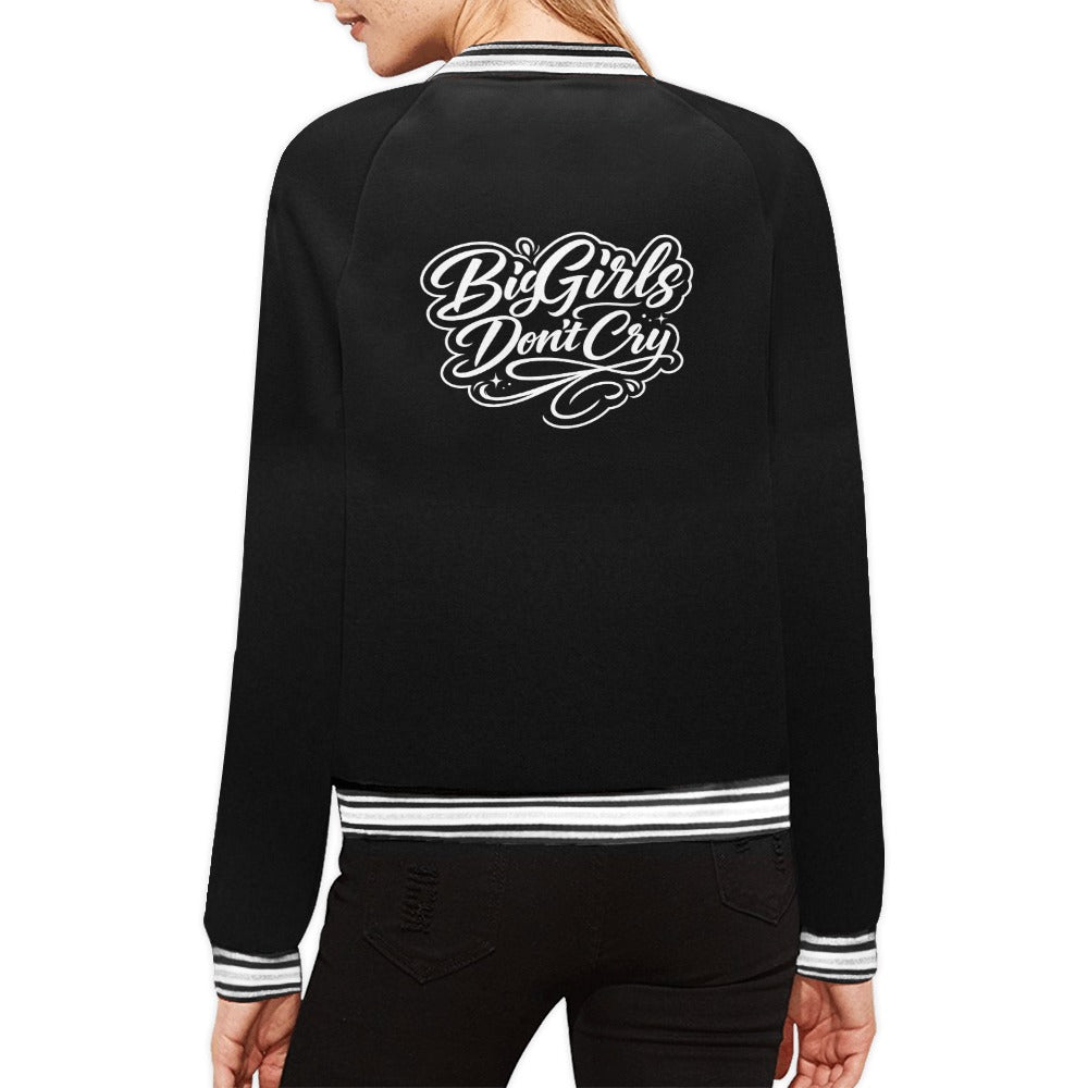 *PROMO*Women's Horizontal Stripes Jacket Girl don't cry EN