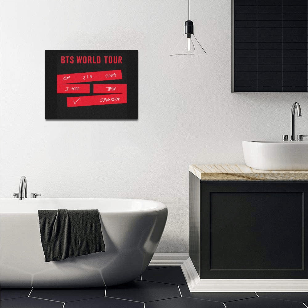 B*T*S World Tour  Print 16x12 inch