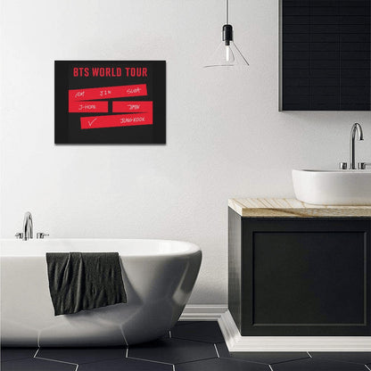 B*T*S World Tour  Print 16x12 inch