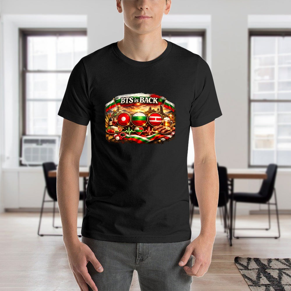 New cotton Unisex  Sleeve T-shirt Bulgarian ARMY🇧🇬