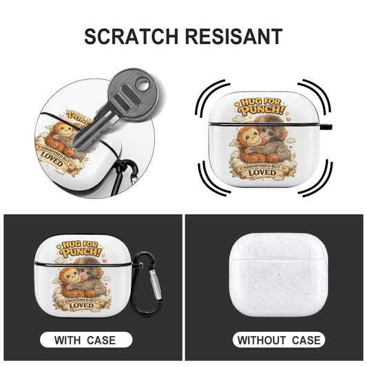 "Hug for Punch – Abandoned but Loved" AirPods Case