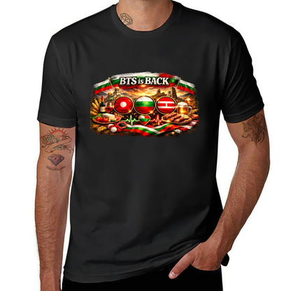 New cotton Unisex  Sleeve T-shirt Bulgarian ARMY🇧🇬