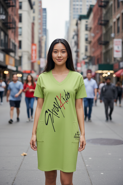 Loose pocket dress, Stray kids, K-pop Demon Hunters